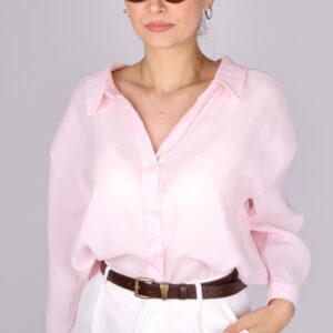 Tensel Gömlek - Pembe